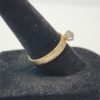 Image 2 : 10K Yellow Gold Solitaire-Style Ring - Size 7 - TW: 1.8g