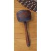 Image 6 : Antique Stoneware Pottery 6 Gallon Butter Churn With Dasher & Primitive Hand Fashioned Wood Mallot