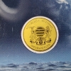 Image 3 : 1st Moon Landing 1/1000 oz .999 Find Gold Round - Sealed in Assay Card