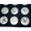 Image 7 : Large Lot of 25 Assorted SILVER PLATED REPLICA Chinese Panda Coins - NOT PURE SILVER 