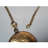 Image 6 : Gold-Filled Illandich Co. Pocket Watch & Locket on Chain - Total Weight: 113.2g