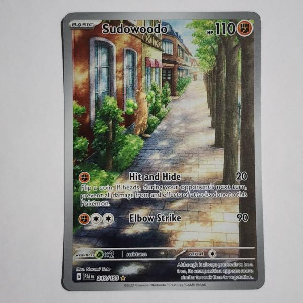 Sudowoodo 219/193 Holo Rare Pokemon Trading Card