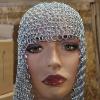 Image 4 : Medieval Butted Armor Costume Chainmail Coif