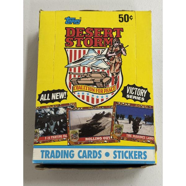 Topps Desert Storm Victory Series 36 Unopened Packs - Brand New In The Unsealed Box