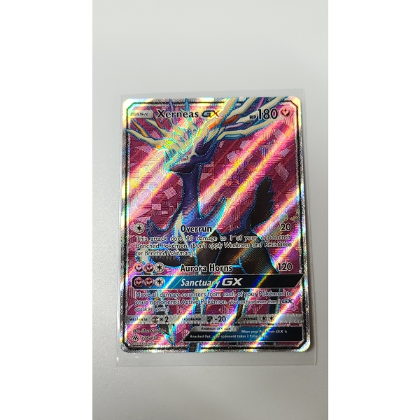 Pokémon TCG 2018 Xerneas GX Ultra Rare 126/131 Card From Forbidden Light Set