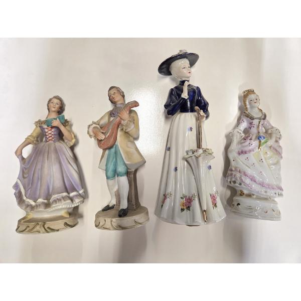 Great Condition Made In Japan, Vintage Collectable Beautiful Porcelain Ladies & Ceramic Norleans Cou