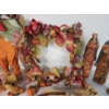 Image 10 : Lot of Assorted Fall Decor Items: Wreath, Corn, Pumpkin Decor, Figurines, & More! - See Photos