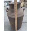 Image 3 : Vintage Metal Milk Can And Collectable Half Pint, Pint, & Quart Glass Milk Bottles 