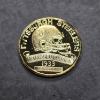 Image 2 : 2009 NFL 24kt Gold Overlay Medallion - Pittsburgh Steelers Inaugural Season 1933 Game Coin