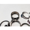 Image 7 : Large Lot of Sterling Silver Rings! 10 Assorted Rings - Total Weight: 26.2g