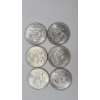 Image 2 : (6) 1967 United States 40% Silver Kennedy Half Dollars - Face Value: $3.00