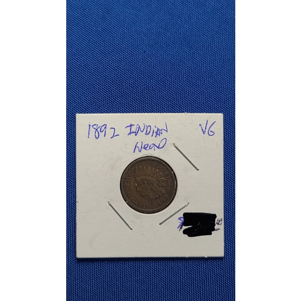 United States 1892 Indian Head Cent 