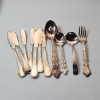 Image 1 : Lot of Assorted Silver-Plated Flatware/Serving Utensils Total Weight: 391.6g