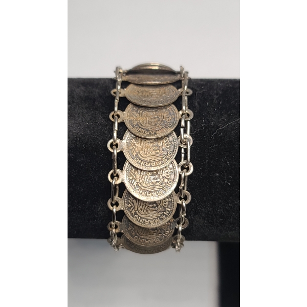 Vintage Republica Di San Marino 8" Souvenir Bracelet 