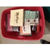 Image 14 : *Pick Up At Mantua Home-No Shipping Available*  - Red Tote Full of Christmas Items - Decorations
