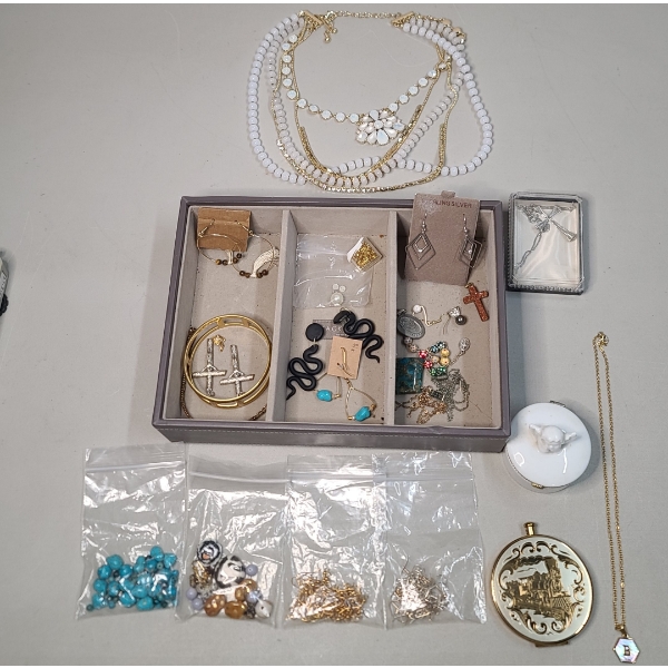 Assorted Costume Jewelry & More