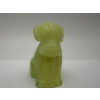 Image 2 : Adorable Degenhart Uranium Glass Dog Figurine - Daffodil Opel - ~2.5 inches