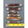 Image 12 : Six Assorted Pocket Knives Including Case, Old Timers & Norfolk Southern Engraved 