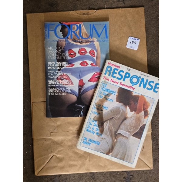 2 Adult Magazines - Penthouse Forum & Human Response