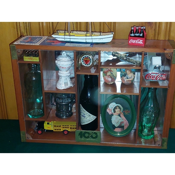 Coca Cola Group Montage - Reproduction Items Compilation Framed & Sealed