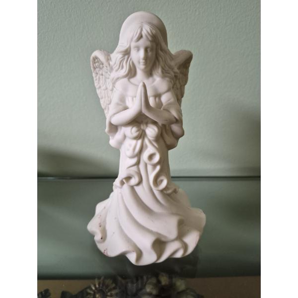 PICKUP IN NORTHFIELD - Porcelain 7" Angel Candlestick - See Pics - (All Items noting "Pickup In Nort
