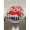 Image 3 : 	3 - Vintage Gas & Oil Advertising One Inch Shooter Marbles - Sunoco, Mobil & Standard Oil - Mint Co