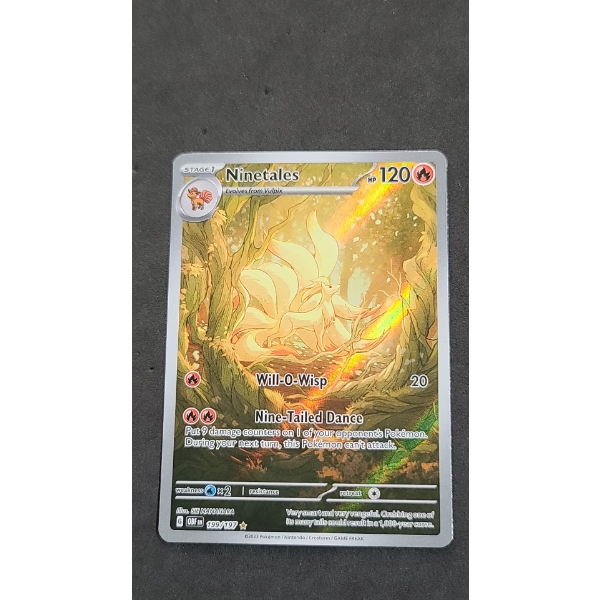 2023 Nintales G OBF EN 199/197 Rare Holo Pokemon Trading Card 