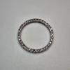 Image 1 : Stunning 10K White Gold Circle Pendant - Total Weight: 2.1g