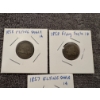 Image 2 : 3 - 1850's United States Flying Eagle Pennies - Excellent Condition