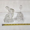 Image 9 : Stunning Crystal Glass Bell & Glass Rabbit Set