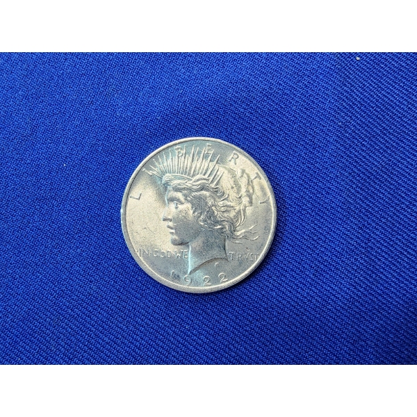 1922 Silver Peace Dollar - Higher-Grade Beautiful Coin!