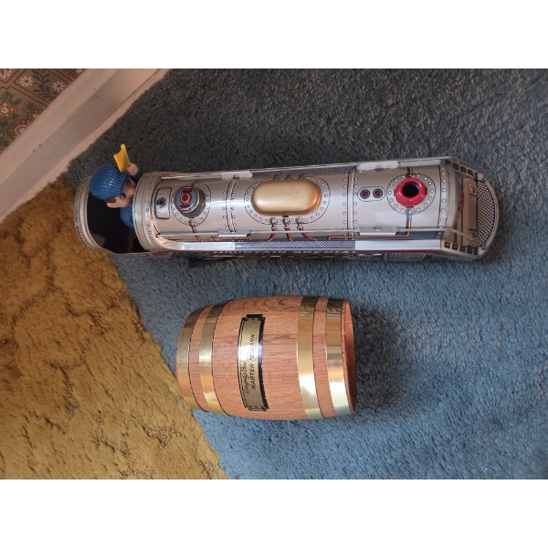 PICKUP IN CANTON -  Vintage Train Toy And Bank  