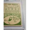Image 3 : Rare 1968 Topps Paul Warfield Cleveland Browns #49 Trading Card Graded PSA Mint 9 Excellent Card!