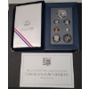 Image 1 : United States Mint 1994 Prestige Coin Set Featuring The World Cup 90% Silver Proof Dollar