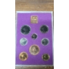 Image 7 : (2) Coins Of The World In Acrylic Display & (2) 1970 Pre Decimal UK Great Britain Proof Coins Sets