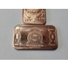 Image 5 : x2 1 AVDP Ounce .999 Fine Copper Bars - Metropolis Movie Poster & Silver Certificate Design - Mint 