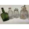 Image 2 : Four Vintage Glass Jars with Crate