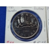 Image 2 : Two Proof-Like Canada Dollars: 1972 (ASW: 0.375oz) & 1981 (Non-Silver)