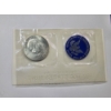 Image 2 : 1971- S Uncirculated 40% Silver Eisenhower Dollar Coin - "Blue Pack"