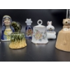 Image 4 : Assorted Bells - Mary - Angels - Squirrel - Turtle - Floral - Bunny - Owl - Adorable Bells! 