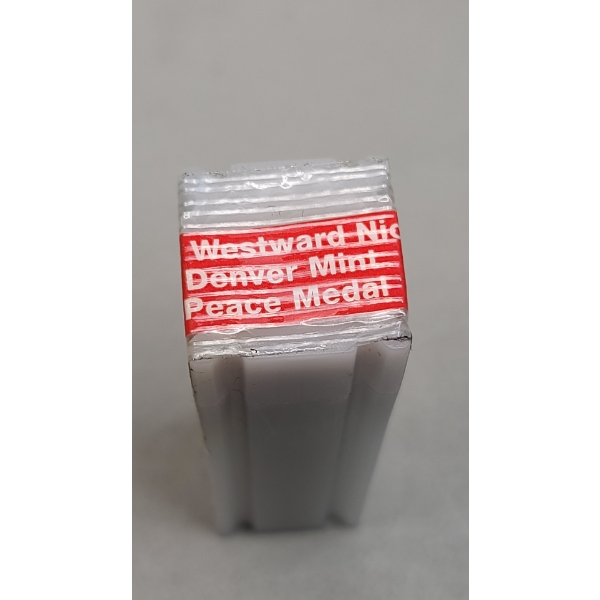  Sealed Tube Of 2004 Denver Mint "Peace Medal" Jefferson Nickels
