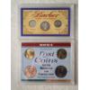 Image 1 : Two Coin Displays Featuring Barber Coin Collection & 2004 Lost Coins Never Released For Circulation