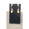 Image 1 : 14K Gold Dangle Earrings Total Weight 1.6 Grams