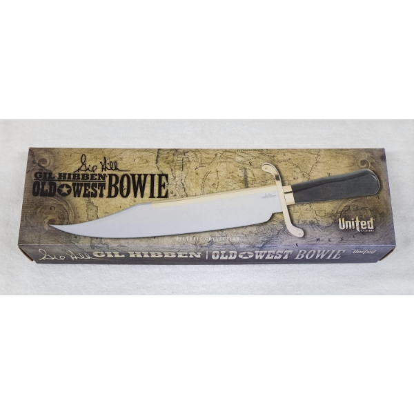 HUGE NEW IN BOX Gil Hibben Old West Bowie Knife Measuring 20" Long ~ INCREDIBLE KNIFE!