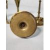 Image 5 : Lot of Brass Candleholders - India Stamp on Bottom - 4-5in Tall