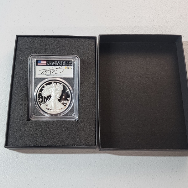 PCGS PR 70 DCAM 2026-W American Silver Eagle w/ Liberty Bell 250 PRIVY - 1 oz .999 Fine Silver 