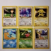 Image 1 : Six Assorted Vintage Pokemon Trading Cards Ft. Four Neo Genesis Set 1ST EDITION & Two Rares! ~ NM!