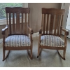 Image 1 : *Pick Up At Mantua Home-No Shipping Available* Beautiful 22''x40'' Matching Pair Of Mission Rocking 