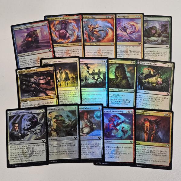 Lot of 15 Assorted Holo MTG Magic The Gathering Trading Cards