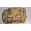 Image 2 : King Akhenaton, Nefertiti And Daughters Stele Wall Hanging Plaque